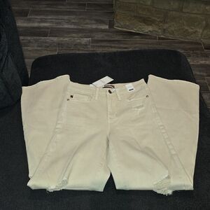 Judy Blue Women's Cream High Rise Jeans